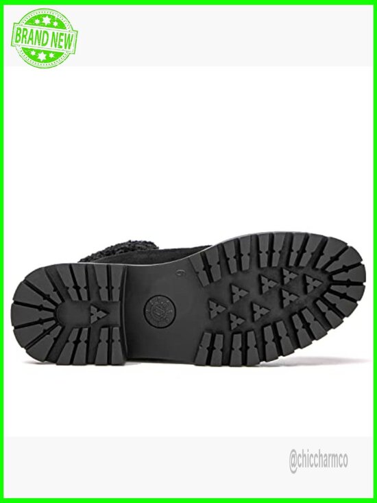 Winter Warm Fleece Lined Short Boots Cotton Shoes... From 15  Quilted Ankle Boots - Fleece Lined Combat Booties for Winter Non-Slip